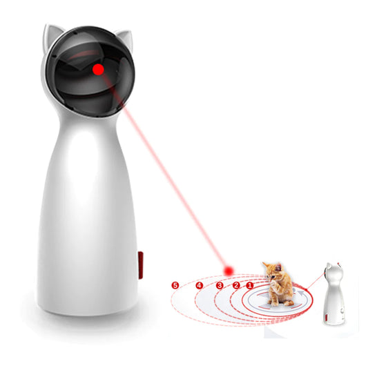 "Entertain and Engage Your Cat with Our Interactive Smart Laser Toy - Endless Fun for All Feline Friends!"